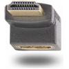 StarTech.com Adattatore HDMI 2.0 con angolo di 90 gradi verso l'alto, da maschio a femmina, salvaporta HDMI verticale angolato