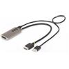 StarTech.com Cavo adattatore da HDMI a DisplayPort da 30 cm, 8K 60Hz, convertitore video attivo da HDMI 2.1 a DP 1.4,