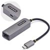 StarTech.com Adattatore Ethernet USB C, Convertitore di Rete 1Gbps da USB Type-C 3.0 a RJ45, NIC PD 100W Pass-Through