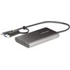 StarTech.com Adattatore da USB-C a HDMI - Convertitore da USB tipo C o A a 2x HDMI per laptop - 4K 60Hz 100W Power Delivery