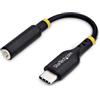StarTech.com Adattatore Audio da USB-C a Jack 3,5 mm - Dongle USB Type-C a Jack TRRS per Cuffie e Auricolari, DAC Hi-Fi a 32