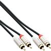 InLine Cavo Audio slim 2x RCA M/M, Stereo, 0,5m