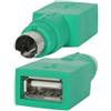 StarTech.com Replacement USB to PS2 Mouse Adapter Verde