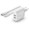 Belkin WCE001VF1MWH Caricabatterie per dispositivi mobili Universale Bianco AC Interno