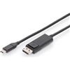 Digitus Cavo adattatore USB Type-C 2a gen, Type-C su DP