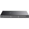 TP-Link Omada SG3452XMPP switch di rete Gestito L2+ Gigabit Ethernet (10/100/1000) Supporto Power over Ethernet (PoE) 1U Nero