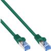 InLine 72655G cavo di rete Verde 0,5 m Cat6a S/FTP (S-STP)