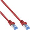 InLine 72633R cavo di rete Rosso 0,3 m Cat6a S/FTP (S-STP)