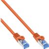 InLine 72633O cavo di rete Arancione 0,3 m Cat6a S/FTP (S-STP)
