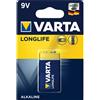 Varta Longlife Extra 9V Batteria monouso Alcalino