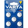 Varta LITHIUM Coin CR2032 (Batteria a bottone, 3V) Blister da 5