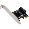 InLine Scheda di interfaccia, 4x SATA 6Gb/s, con 4x SATA, PCIe 2.0
