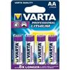 Varta 4x AA Lithium Batteria monouso Stilo AA Litio