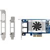 QNAP QXG-10G2T-X710 scheda di rete e adattatore Interno Ethernet 1000 Mbit/s