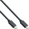 InLine Cavo USB 3.2 Gen.2x2, USB-C maschio/maschio, nero, 1m