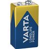 Varta Longlife Power, Batteria Alcalina, 9V, E-Block, 6LP3146