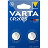 Varta LITHIUM Coin CR2025 (Batteria a bottone, 3V) Blister da 2