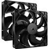 Corsair RS140 Case per computer Ventilatore 14 cm Nero 2 pz