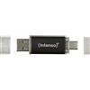 Intenso Twist Line unità flash USB 512 GB USB Type-A / USB Type-C 3.2 Gen 1 (3.1 Gen 1) Antracite