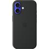 Apple Custodia MagSafe in silicone per iPhone 16 - Nero