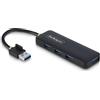 StarTech.com Hub USB-A a 4 porte, 5 Gbps, alimentato via bus, mini hub USB da viaggio/portatile, splitter USB 3.0 multiporta,