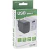 InLine Alimentatore USB, caricabatterie, da 100-240V a 5V/2,5A, nero