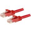 StarTech.com Cavo di rete CAT 6 - Cavo Patch Ethernet RJ45 UTP rosso da 1m antigroviglio