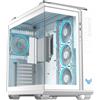 ASUS TUF GAMING GT502 Horizon TG ARGB White Midi Tower Bianco