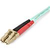 StarTech.com Cavo in fibra ottica multimodale da LC/UPC a LC/UPC OM4 da 5 m - Fibra LOMMF/VCSEL Zipcord da 50/125 µm, Reti 100G