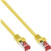 InLine Cavo patch Lan, S/FTP (PiMf), Cat.6, 250Mhz, PVC, CCA, giallo, 1,5m