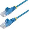 StarTech.com Cavo di Rete Ethernet Snagless CAT6 da 3m - Cavo Patch antigroviglio slim RJ45 - Blu
