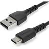 StarTech.com Cavo di Ricarica USB-A a USB-C da 1m - Resistente cavetto USB-C di Ricarica Veloce e Sync da USB 2.0 a USB Type C