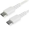 StarTech.com Cavo di Ricarica USB-C da 2m - Resistente Cavetto USB-C di Ricarica Veloce e Sync da USB 2.0 a USB Type C -
