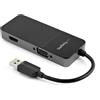 StarTech.com Adattatore USB 3.0 a HDMI e VGA - Convertitore adattatore multiporta 4K/1080p USB Type-A per doppio monitor -