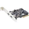 StarTech.com Scheda PCIe USB 3.1 a 2 porte - Scheda di espansione PCI Express USB 3.2 Gen 2 Type-A 10Gbps - Adattatore da PCI