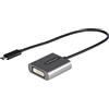 StarTech.com Adattatore USB C a DVI - Adattatore Dongle da USB-C a DVI-D 1920x1200p - USB Type C a DVI Display/Monitor -