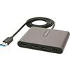 StarTech.com Adattatore USB-A a HDMI 1080p 60 Hz a 4 porte - Convertitore USB tipo A a HDMI - Multi Monitor Dongle Adapter -