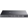 TP-Link Omada ES228GMP switch di rete Gestito L2 Gigabit Ethernet (10/100/1000) Supporto Power over Ethernet (PoE) Nero
