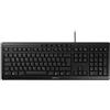 CHERRY STREAM tastiera Casa/ufficio USB QWERTY Portoghese Nero, Grigio