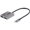 StarTech.com Adattatore USB-C a DisplayPort a 2 Porte - Hub MST Doppia Porta DP 1.4 Alt Mode e DSC fino a 5K 60Hz - Splitter