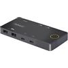 StarTech.com C2-H46-UC2-PD-KVM switch per keyboard-video-mouse (kvm) Nero