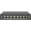 LevelOne GES-2108P switch di rete Gestito L2 Gigabit Ethernet (10/100/1000) Supporto Power over Ethernet (PoE) Nero