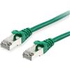 Equip 606400 cavo di rete Verde 0,15 m Cat6a S/FTP (S-STP)