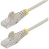 StarTech.com Cavo di Rete Ethernet Snagless CAT6 da 50cm - Cavo Patch antigroviglio slim RJ45 - Grigio