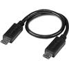 StarTech.com Cavo USB OTG - Micro USB a Micro USB - M/M - 20cm