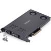 StarTech.com Adattatore SSD M.2 NVMe a PCIe x8 rack mobile a doppio alloggiamento rimovibile biforcazione necessaria