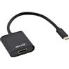 InLine Convertitore Video USB a spina HDMI, 4K/60Hz, nero, 0.2m