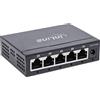 InLine switch di rete Gigabit a 5 porte, 1Gb/s, desktop, metallo, senza ventola