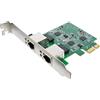 InLine Scheda di rete Dual Gigabit, 1x RJ45 2,5Gb/s, PCIe x1, incl. LP