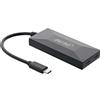 InLine Hub USB 3.2 Gen.1, da USB-C a 2 porte USB-C e 3 porte USB-A, no alim.